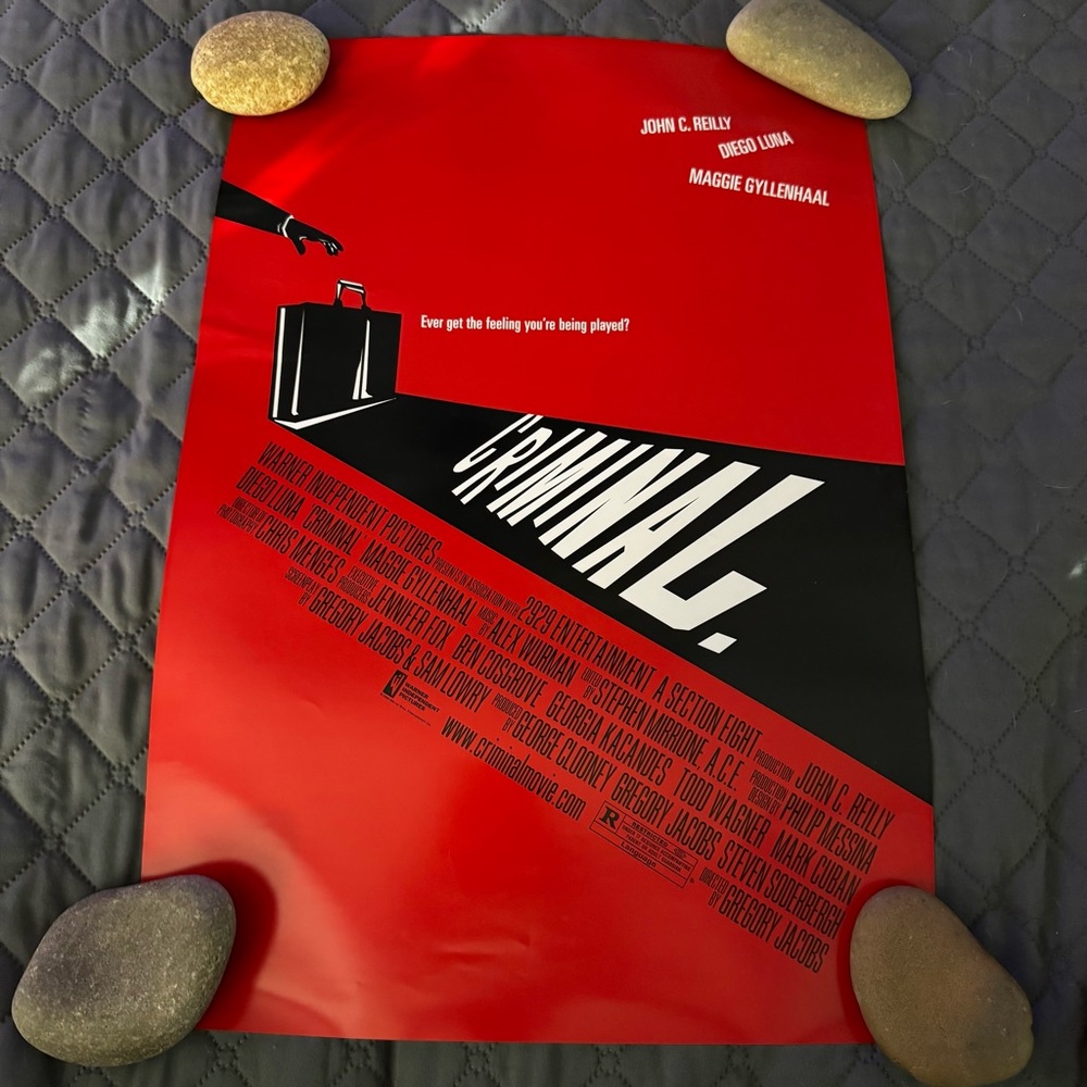 Criminal 2004 Original 13.5x20 Promotional Movie Poster